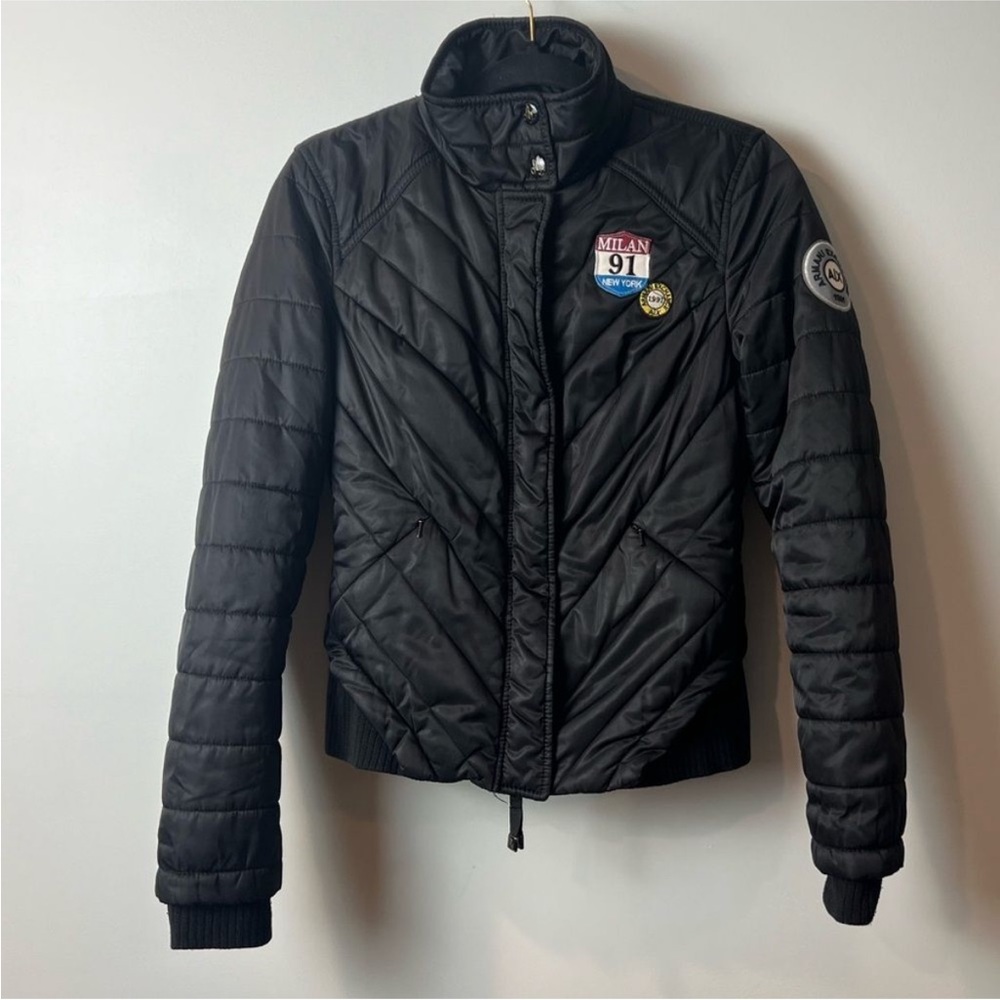 Armani Exchange Puffer Bomber Patchwork Women's J… - image 1